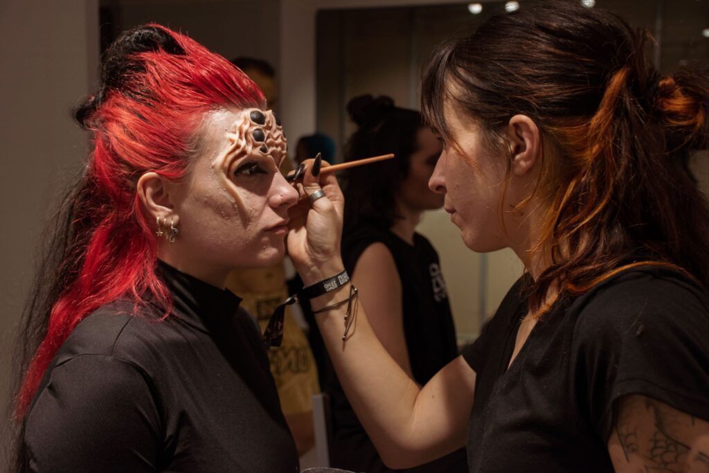 Marta en proceso de caracterización